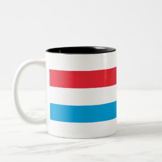Luxembourg Flag Two-Tone Coffee Mug