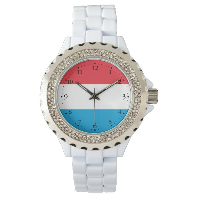 Luxembourg Flag Watch (Front)