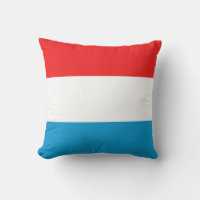 Luxembourg Flag x Flag Pillow