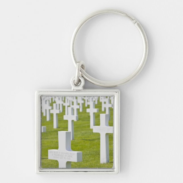 Luxembourg, Hamm. US Military Cemetery Key Ring (Front)