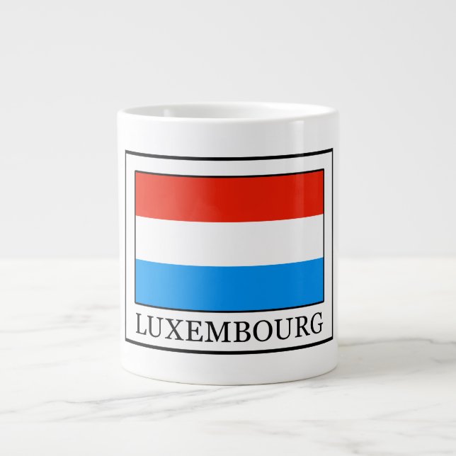 Luxembourg Large Coffee Mug (Front)