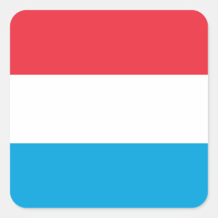 Luxembourg - Lëtzebuerg - Luxemburg Square Sticker