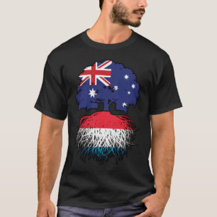 Luxembourg Luxembourgian Australian Australia Tree T-Shirt