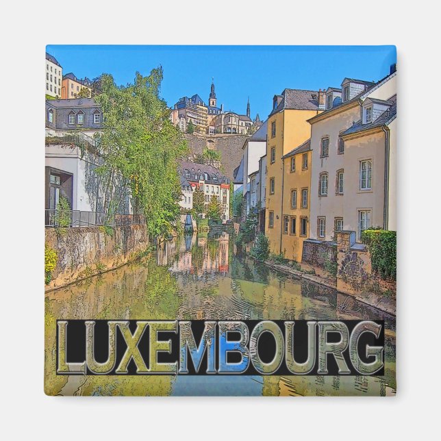 Luxembourg Magnet (Front)