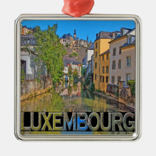 Luxembourg Metal Tree Decoration