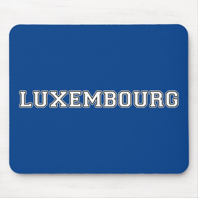 Luxembourg Mouse Pad (Front)