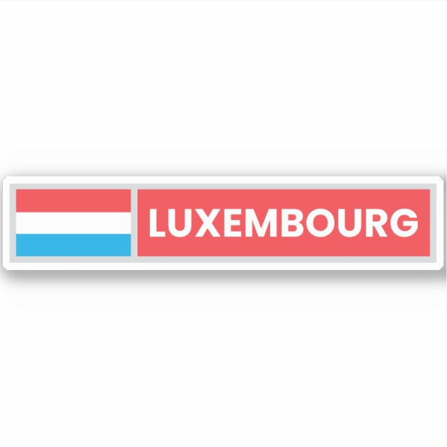 Luxembourg National Flag (Front)