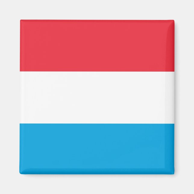Luxembourg National World Flag Magnet (Front)