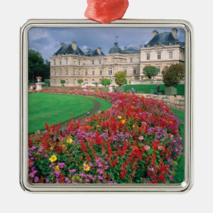 Luxembourg Palace in Paris, France. Metal Tree Decoration