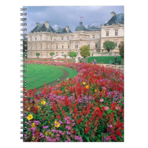 Luxembourg Palace in Paris, France. Notebook