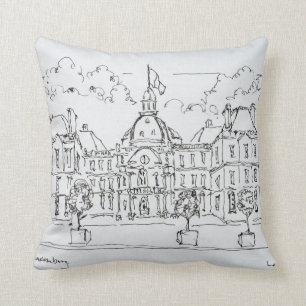 Luxembourg Palace   rue de Vaugirard, Paris Cushion