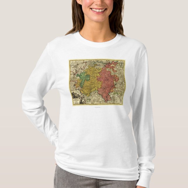 Luxembourg- Panoramic MapLuxembourg T-Shirt (Front)