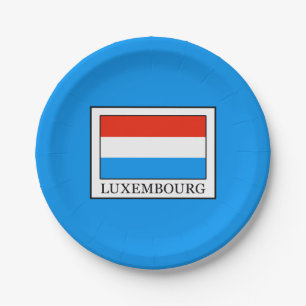 Luxembourg Paper Plate