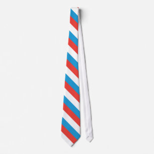 Luxembourg Plain Flag Tie