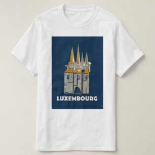 Luxembourg retro style travel poster T-Shirt