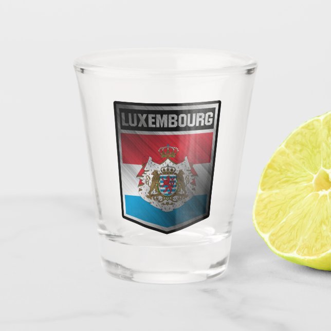Luxembourg Shot Glass (Front)