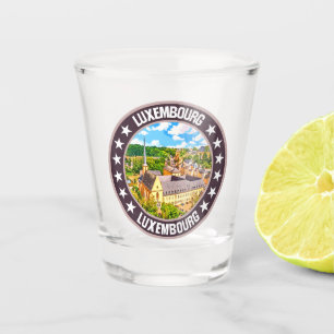 Luxembourg shot glass