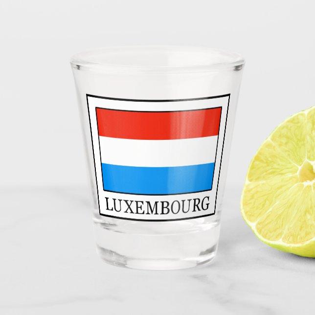 Luxembourg Shot Glass (Front)