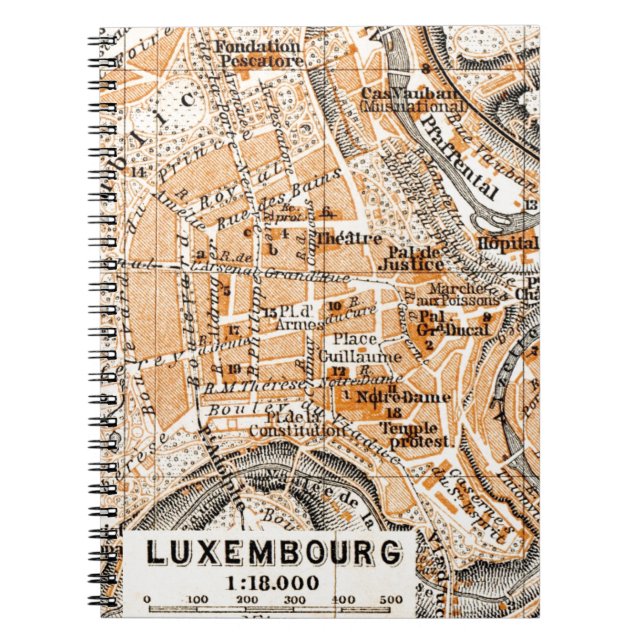 Luxembourg Spiral Notebook (Front)