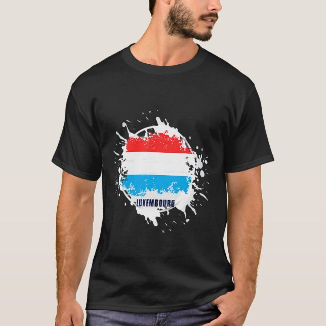 Luxembourg Splash T-Shirt (Front)