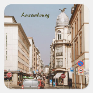 Luxembourg Square Sticker