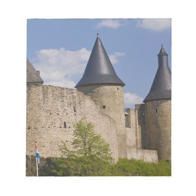 Luxembourg, Sure River Valley. Bourscheid, Notepad (Front)