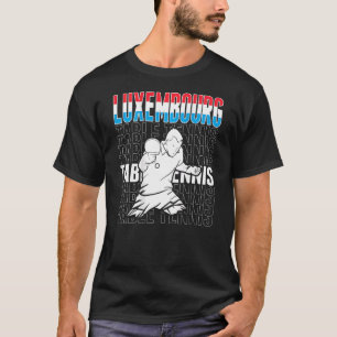 Luxembourg Table Tennis Fans Support Luxembourgish T-Shirt