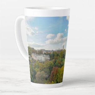 Luxembourg travel latte mug