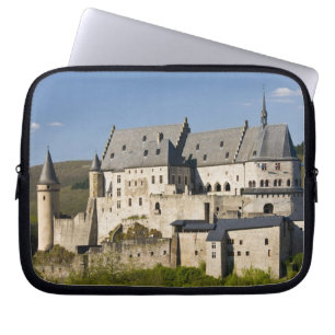 Luxembourg, Vianden. Vianden Chateau (b. 15th Laptop Sleeve