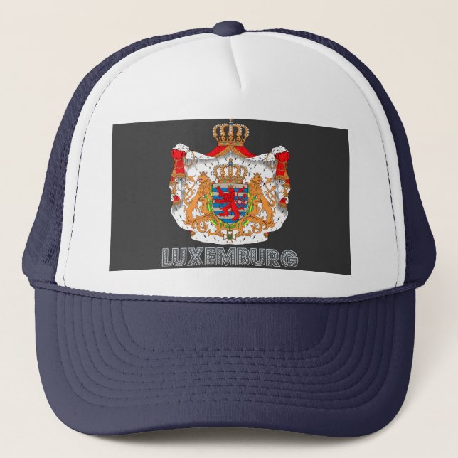 Luxembourger Emblem Trucker Hat (Front)