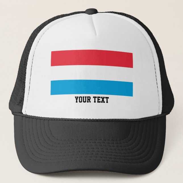Luxembourger flag trucker hat (Front)