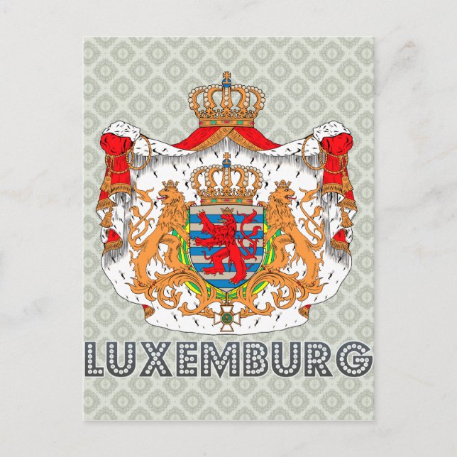 Luxemburg Coat of Arms Postcard (Front)