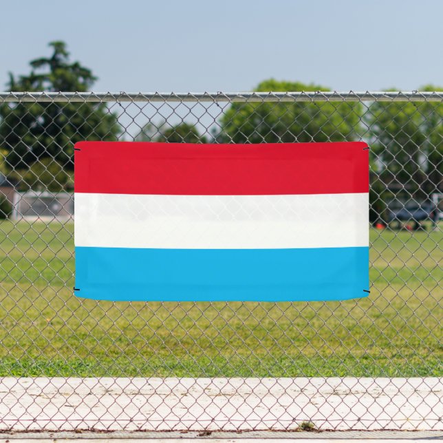 Luxemburg flag custom banner sign (Insitu)