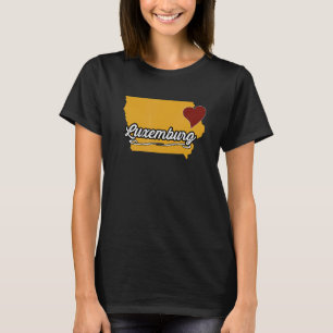 LUXEMBURG IOWA IA USA Cute Souvenir Merch US City T-Shirt