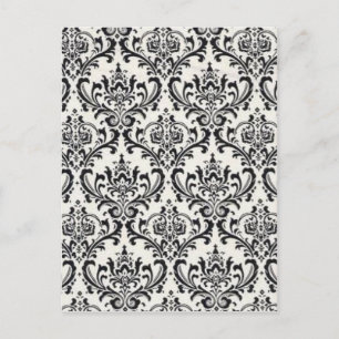 LUXERY BLACK AND WHITE 2 POSTCARD