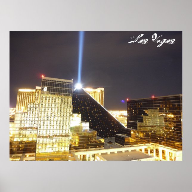 Luxor at Night Poster (Front)