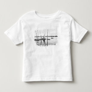 Luxor Egypt, Feluccas on the Nile Toddler T-Shirt