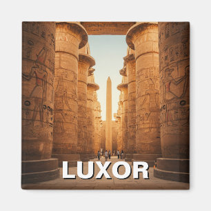 Luxor Egypt Karnak Temple Travel Magnet