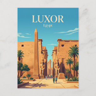 Luxor Temple Egypt Postcard
