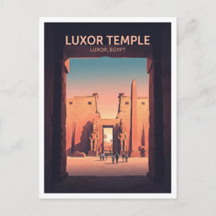 Luxor Temple Egypt Travel Keepsake Postcard