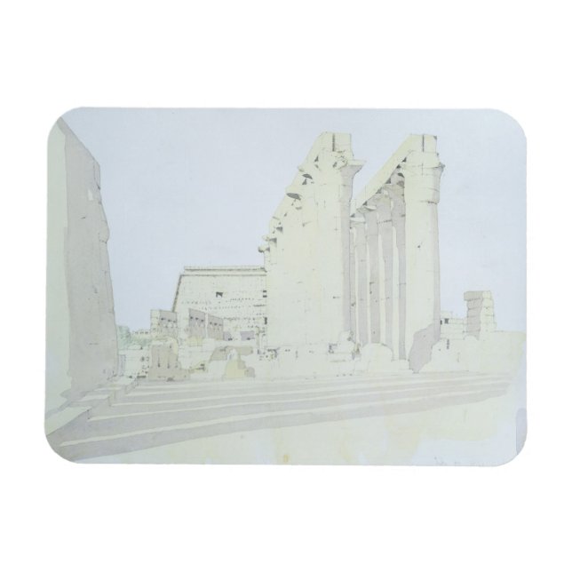 Luxor Temple Magnet (Horizontal)