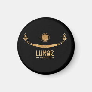 Luxor the Sphinx Avenue Khufus ship Karnak Egypt Magnet