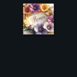 Luxurious 3D Greeting Card with Floral Design  Canvas Print<br><div class="desc">Luxurious 3D Greeting Card with Floral Design – Elegant 'Love' Message on Beige Paper Presenting a high-resolution 3D rendering of a beautifully crafted greeting card made from luxurious light beige paper. The card features the heartfelt message 'Love' in elegant script, surrounded by vibrant floral accents like roses and daisies, creating...</div>