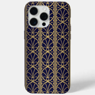 Luxurious Art Deco-Inspired Textile Design. iPhone 15 Pro Max Case