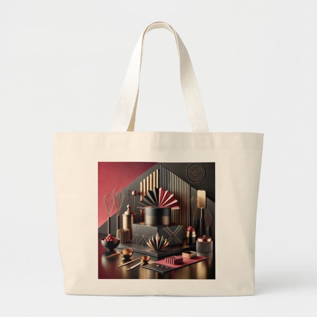Luxurious Baker's Large Tote Bag (Front)