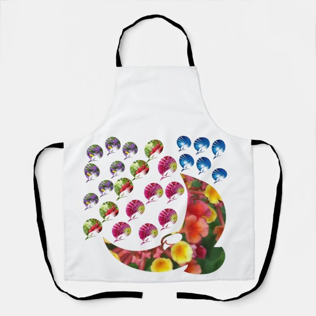 luxurious birds apron (Front)