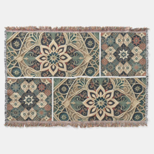 luxurious blanket with elegant geometric 🍁