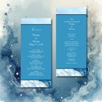 Luxurious Blue Watercolor Abstract Pearlescent