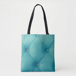 Luxurious brown leather texture furniture with but tote bag