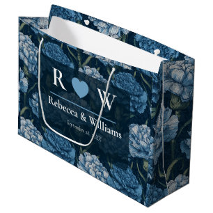 Luxurious Carnation Traditional Wedding Large Gift Bag